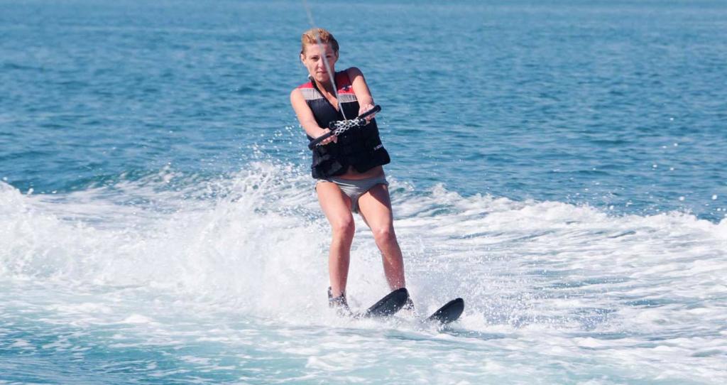 Water Skiing in Maafushi – Glide and Carve Across the Maldives Lagoon Image