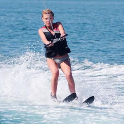 Water Skiing in Maafushi – Glide and Carve Across the Maldives Lagoon Image